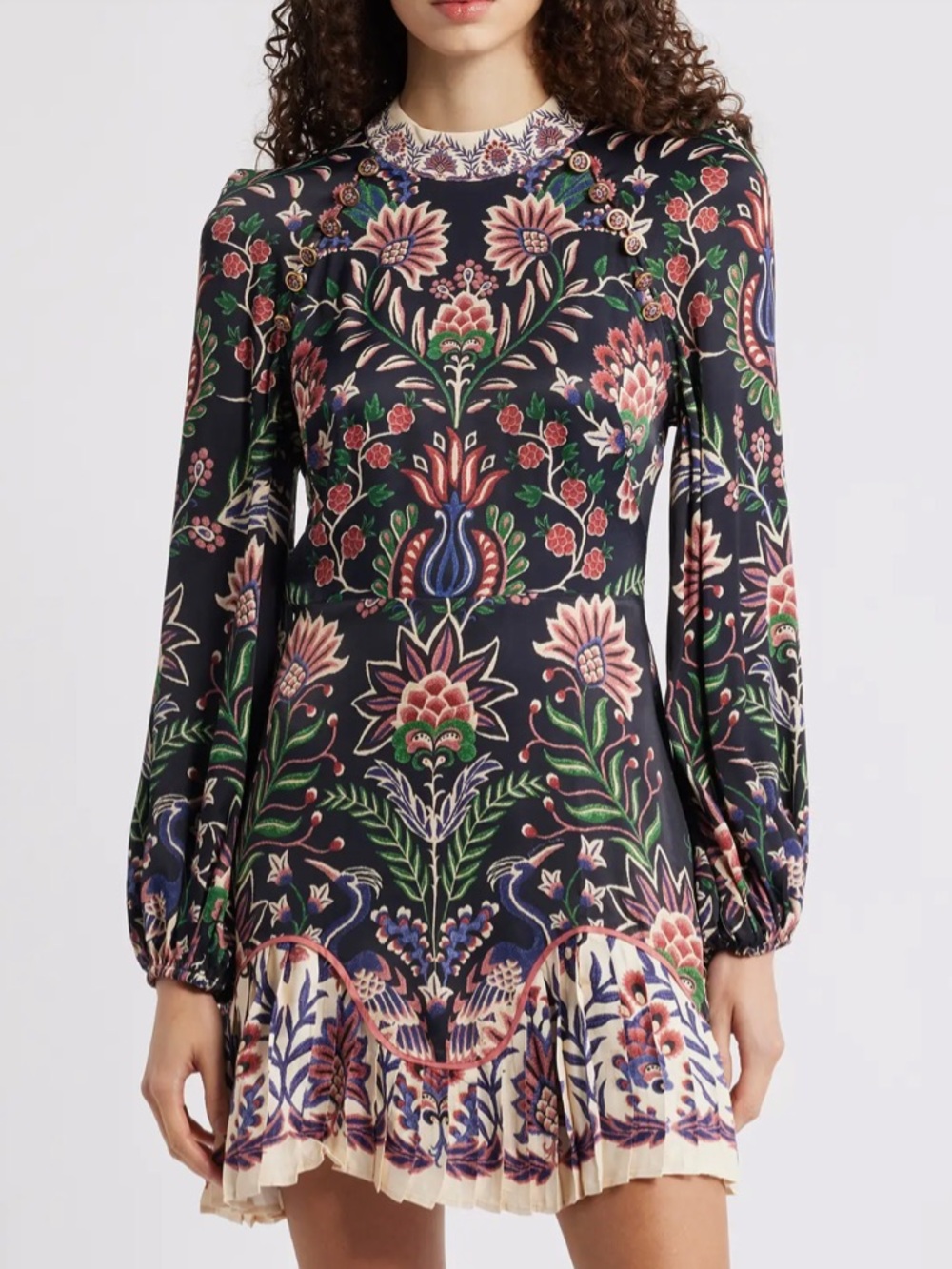FARM Rio Black Marvelous Garden Dress